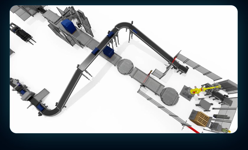 Top-down 3D layout ready for BOM export